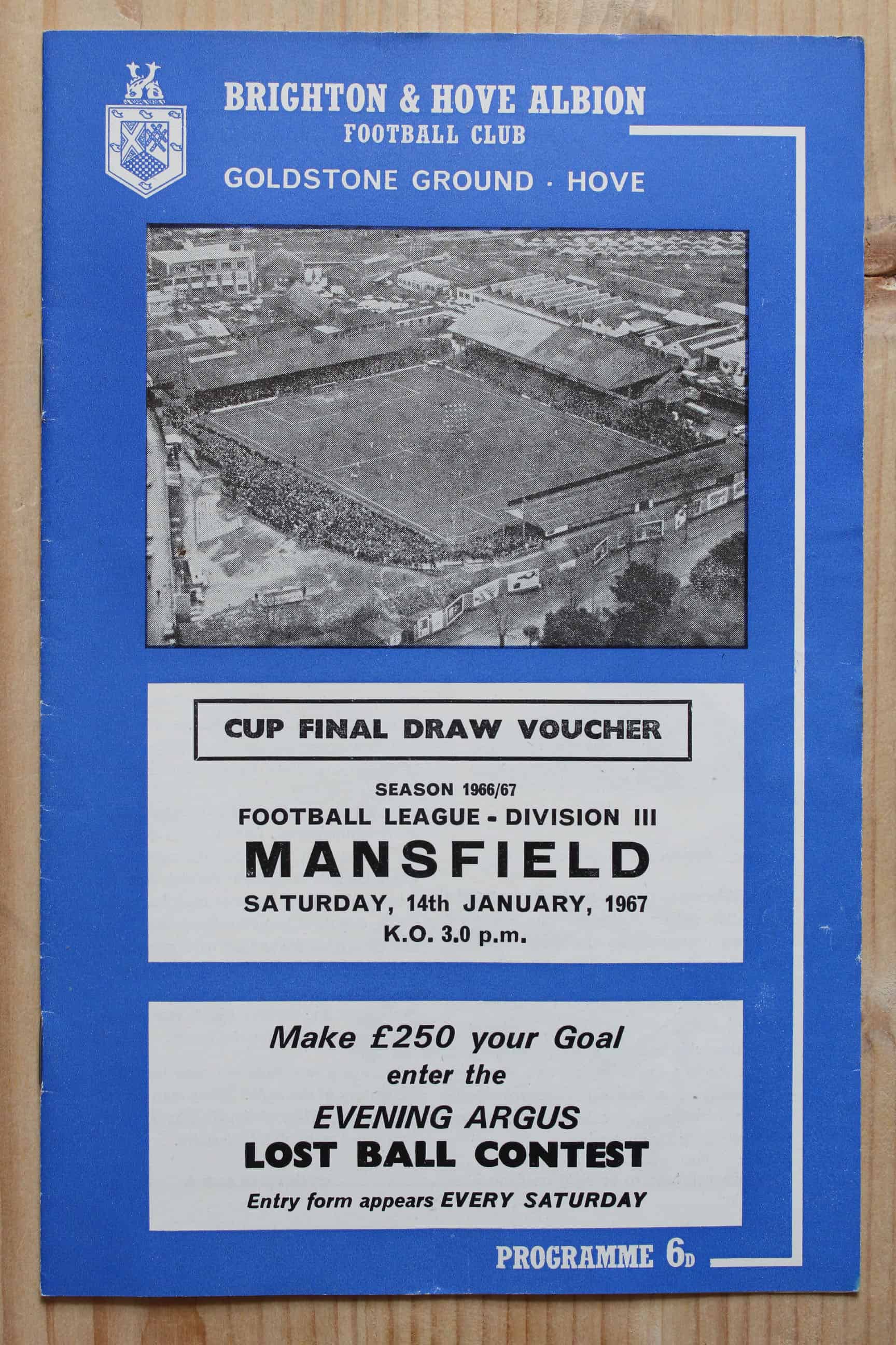 Brighton & Hove Albion FC v Mansfield Town FC